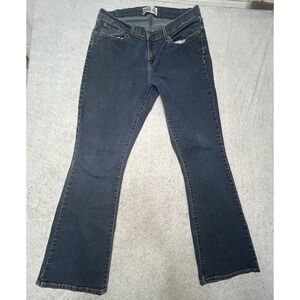 Signature by Levi Strauss & Co Womens‎ Curvy Bootcut Jeans Dark Wash Size 18M
